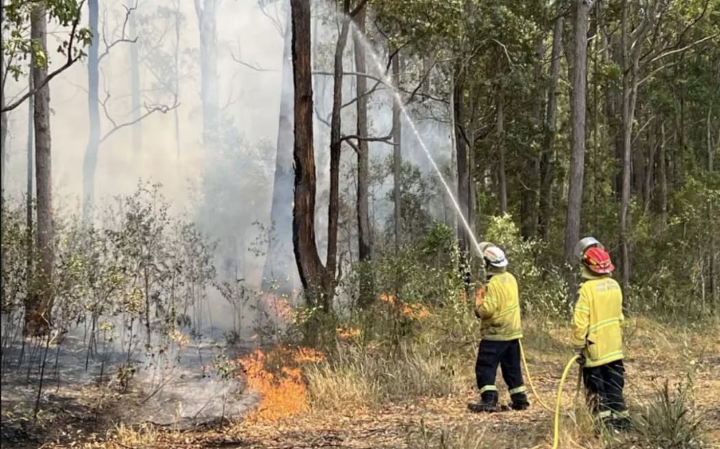 An emergency warning has been issued for a fire near Bulahdelah. (ABC News: Ross McLoughlin)