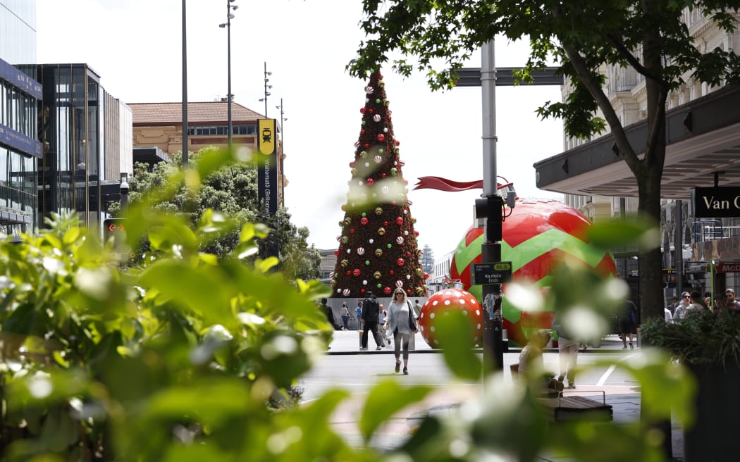 The new 1.2m Christmas tree at Britomart, Auckland, November 29, 2024.