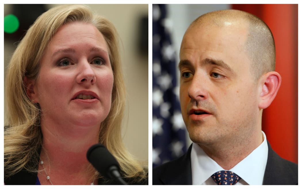 Evan McMullin, chief policy director for the House Republican Conference and ran as an independent in the 2016 presidential election. deputy chief of staff in the Homeland Security Department under Trump Elizabeth Neumann