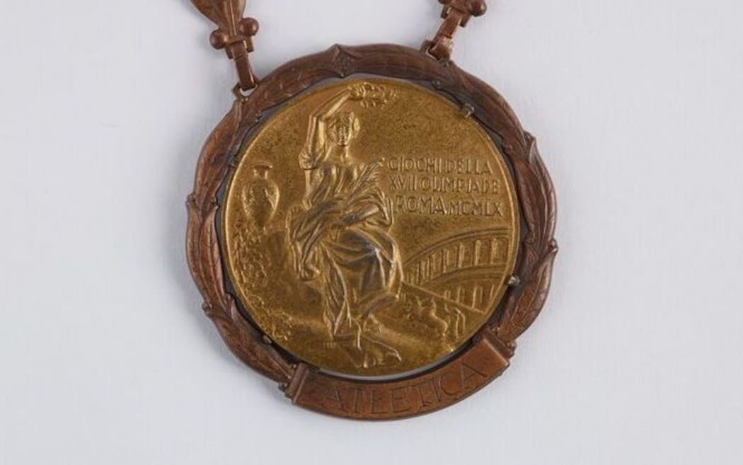 Sir Peter Snell's 1960 Olympic gold medal.
