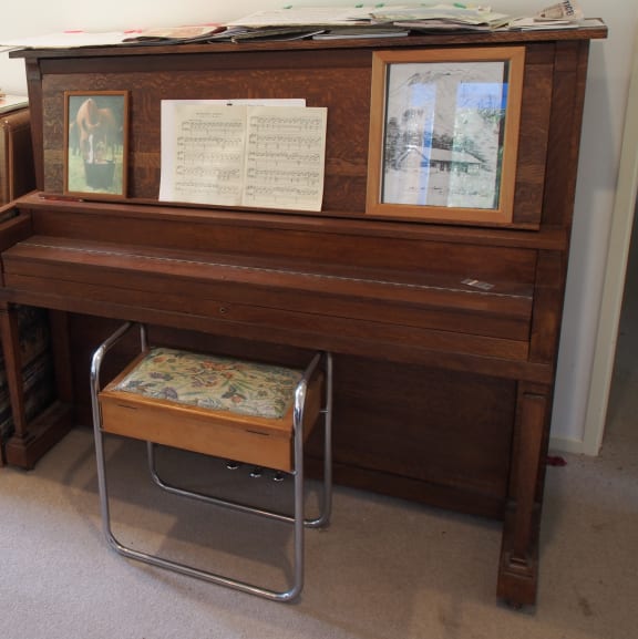 Brian Swale's 99-year old Brewster piano