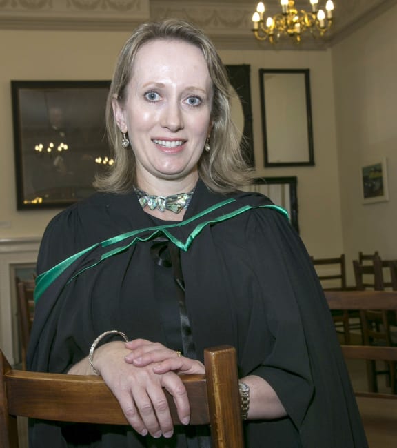 Hana Turner at her graduation on Monday.