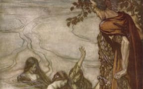 Rhinemaidens warn Siegfried
