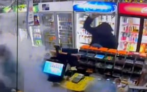 Two people were left with serious injuries after an aggravated robbery at Mt Roskill's Jyotis Dairy on 5 July, 2023.