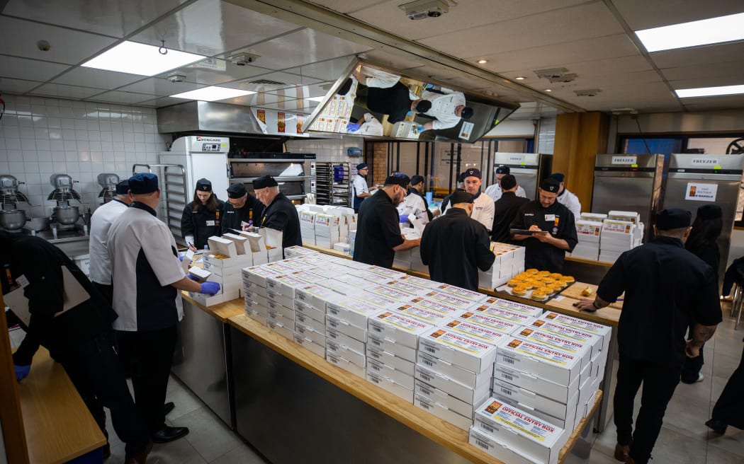 Judging the New Zealand Pie Awards 2024.