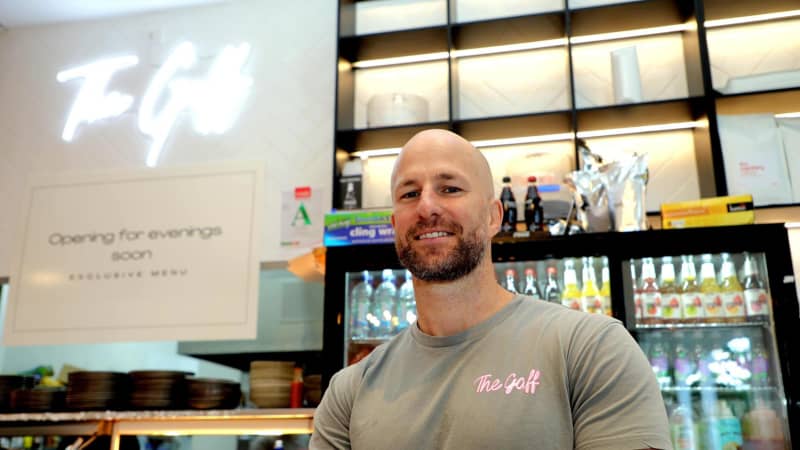 Owner of The Gaff, Ryan Dill-Russell.