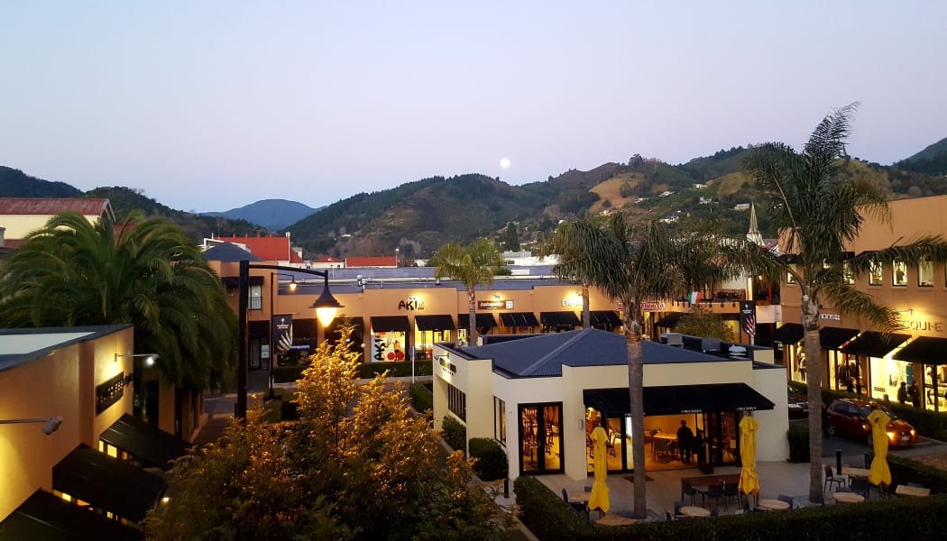 Morrison Square shopping plaza in central Nelson