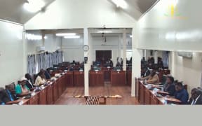 Bougainville parliament in session on Thursday 27 March 2025.