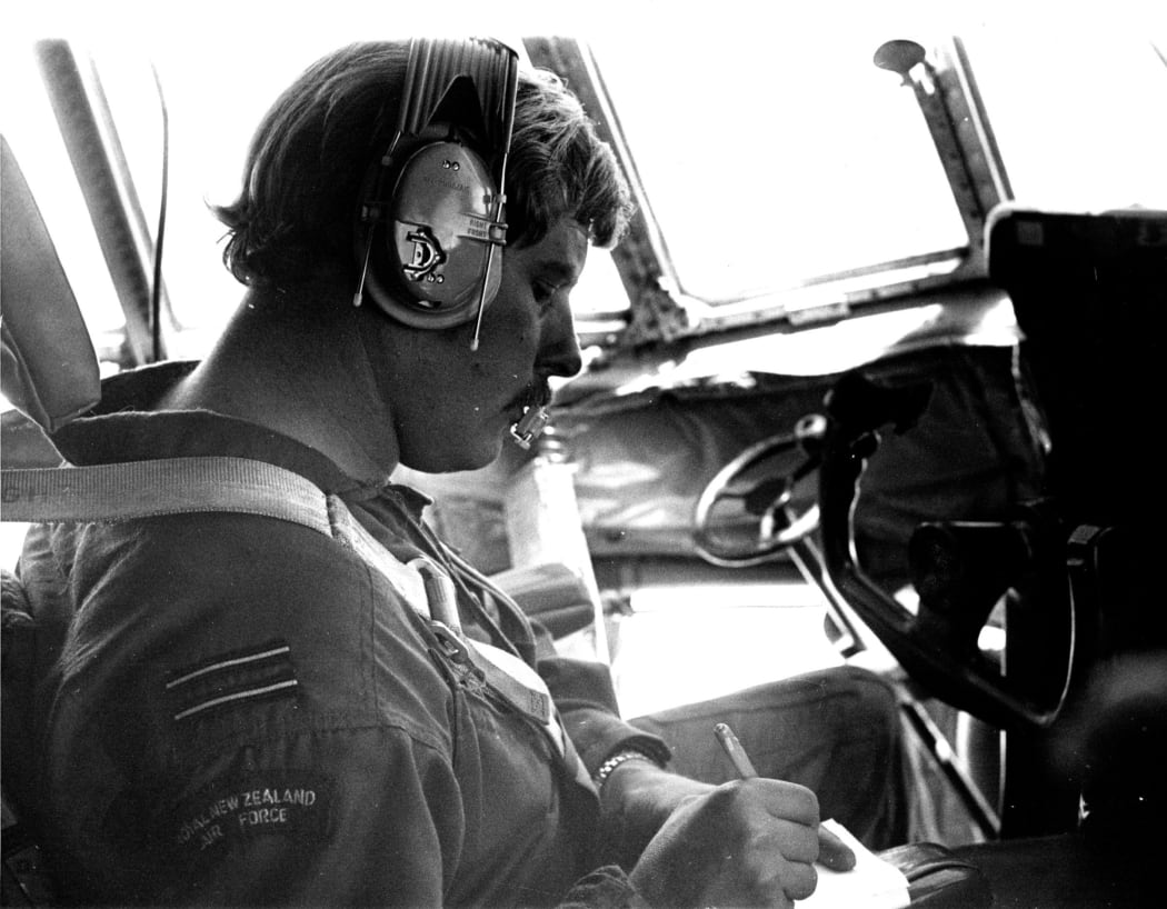 Flight Lieutenant Ray Robinson piloted the second of two RNZAF Hercules flights to Antarctica.