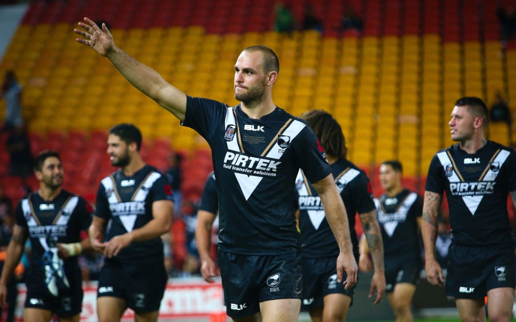 Simon Mannering after the 2015 Anzac Test between the Kiwis and The Kangaroos.
