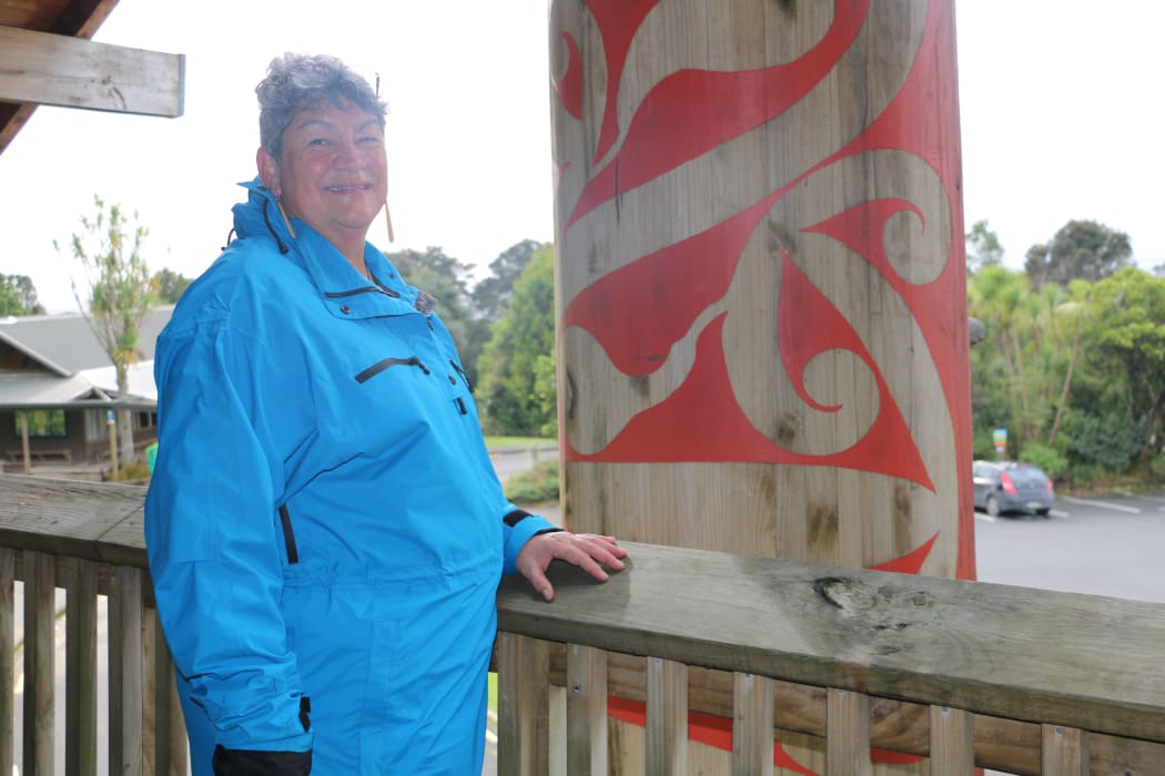 Donna at Arataki Visitors Centre, Waitakere Ranges Regional Park.