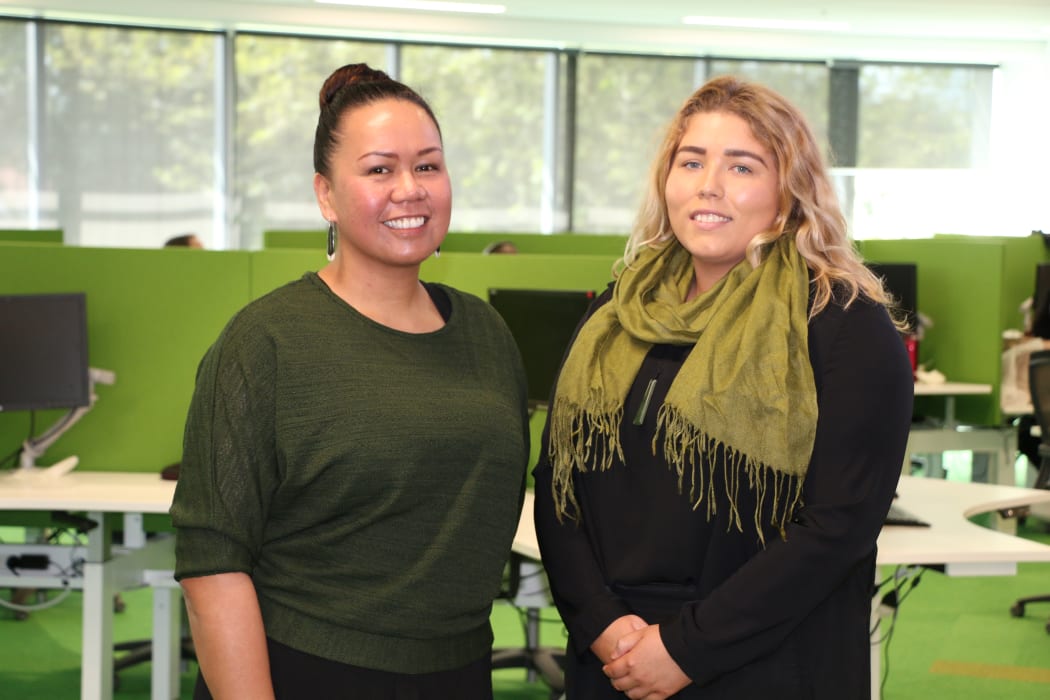 Kristin Te Wao, left, Chanelle Lucas.