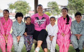 Dame Valerie Adams supports Middlemore Foundation's annual Jammies for June campaign to provide donated pyjamas to Auckland children during winter.
