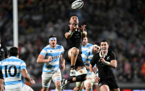 New Zealand captain Ardie Savea. New Zealand All Blacks v Argentina, 2024 Lipovitan-D Rugby Championship test match at Eden Park, Auckland, New Zealand on Saturday 17 August 2024. © Photo: Andrew Cornaga / Photosport