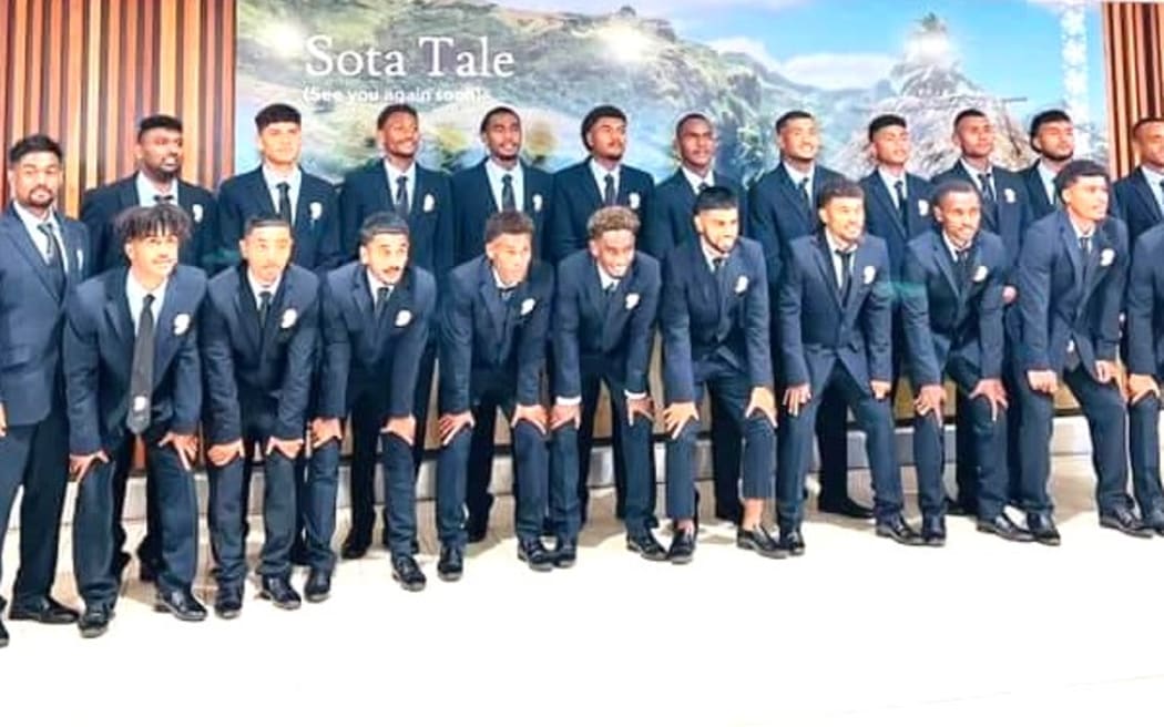 The Fijian U-20 squad