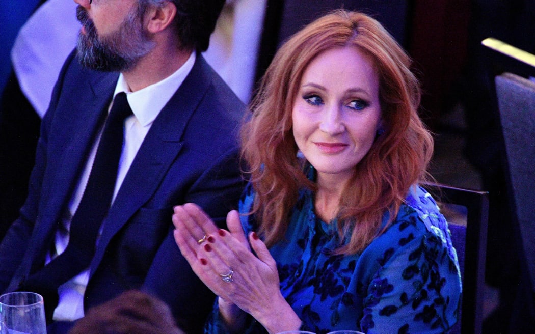 J.K. Rowling arrives at the 2019 RFK Ripple of Hope Awards at New York Hilton Midtown on December 12, 2019 in New York City.