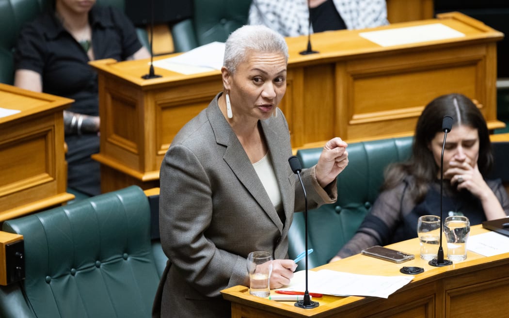 Marama Davidson speaking in the debate on a ministerial statement regarding the Israel/USA/Iran conflict.