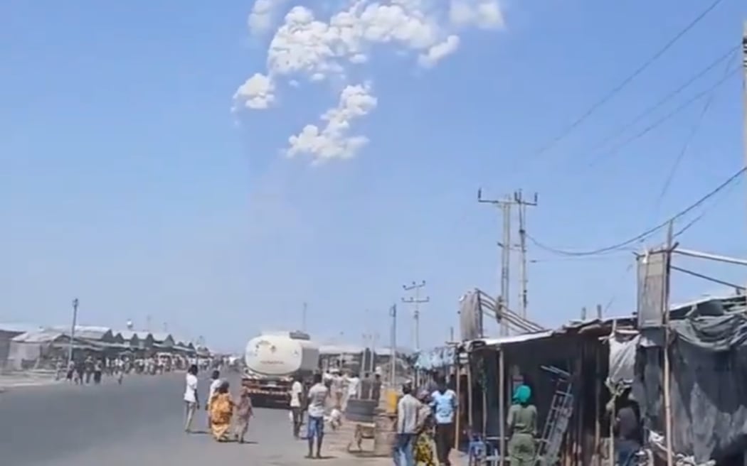 Hayli Gubbi volcano in the Afar region in Ethiopia's northeast erupted on Sunday, 23 November 2025.