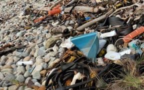 Rubbish along southern coastline of NZ