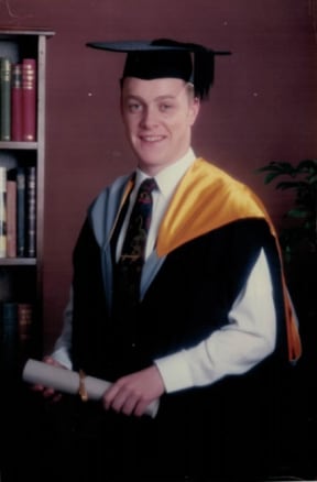 Christopher Luxon was the first in his family to go to university.