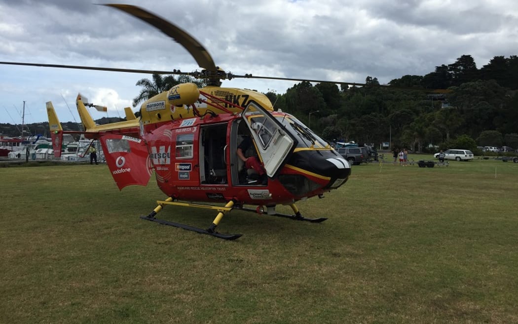 The Auckland Rescue Helicopter.