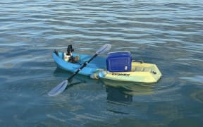 The kayak was found floating unattended in the Tamaki Strait between Omana Beach and Beachlands.