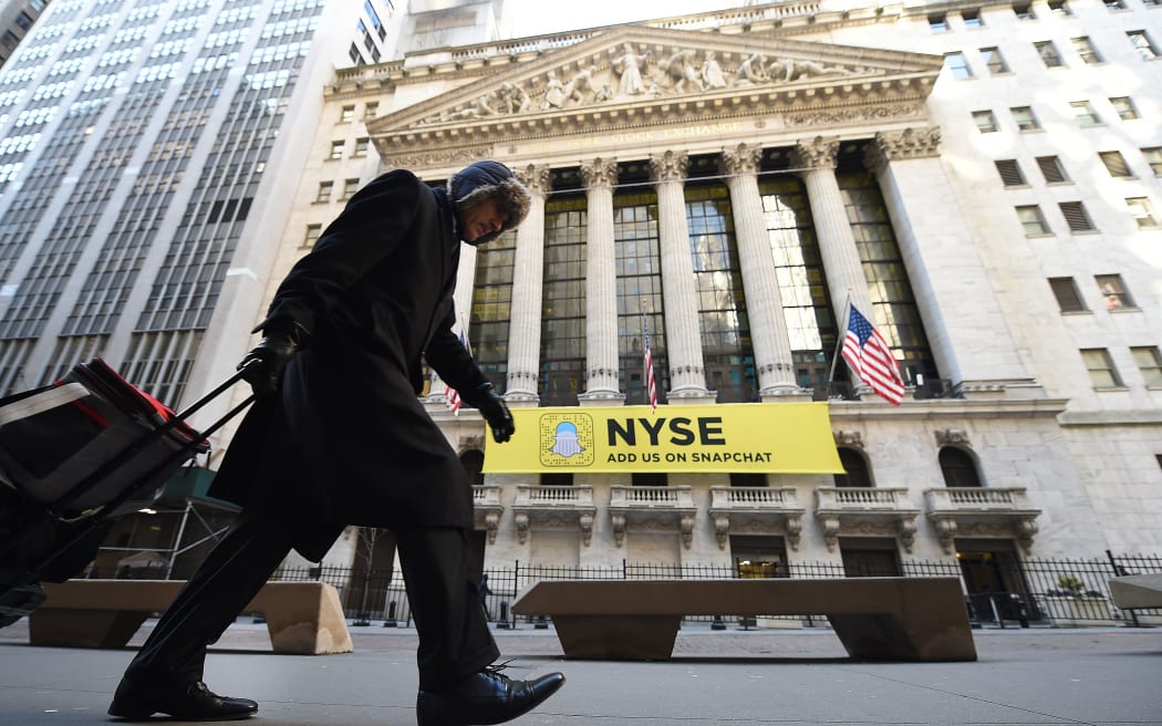The New York Stock Exchange on Wall Street in New York