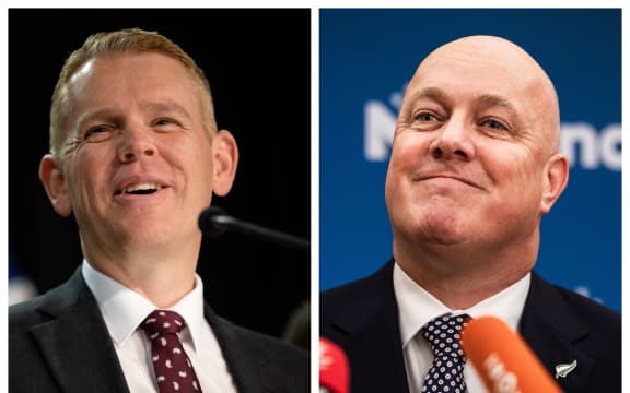 Chris Hipkins and Christopher Luxon