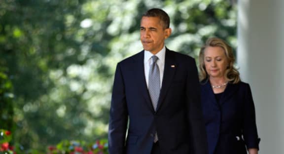 Obama and HilaryClinton