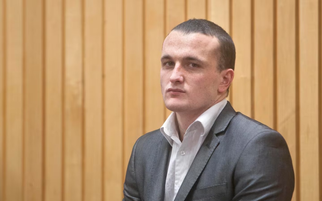 Jade Mellow appears in court before he had his gang-related facial tattoos done.