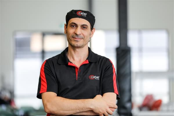 Ahmed Azemah, a chef at the Mangere Refugee Centre.