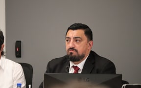 Oranga Tamariki CEO Chappie Te Kani at the Royal Commission Abuse in Care inquiry hearing on 23 August 2022.