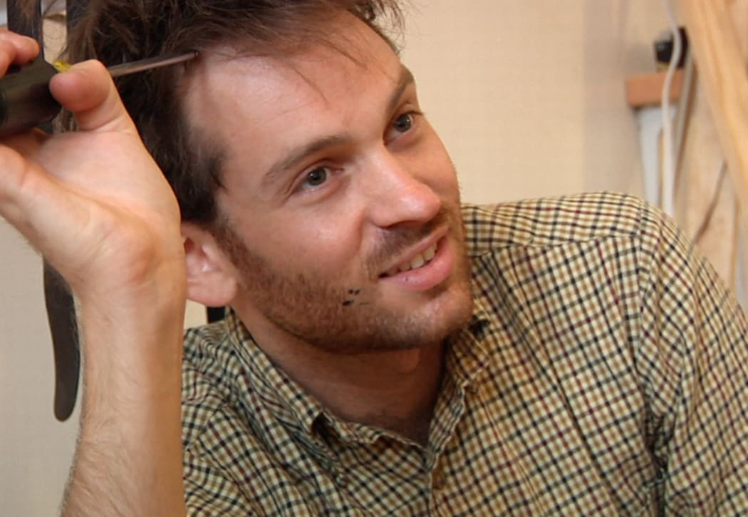 A photo of kinetic artist Joseph Herscher.