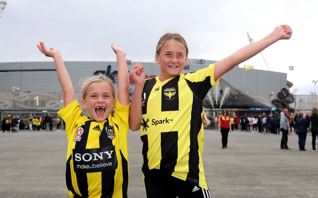 Wellington Phoenix football fans.