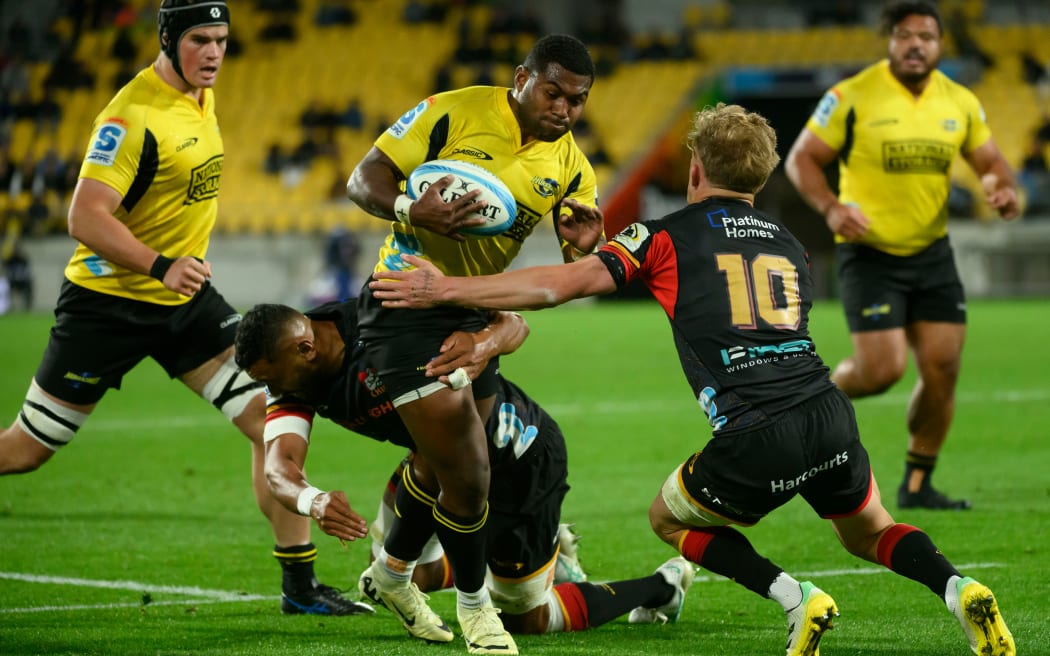 Kini Naholo of the Hurricanes.