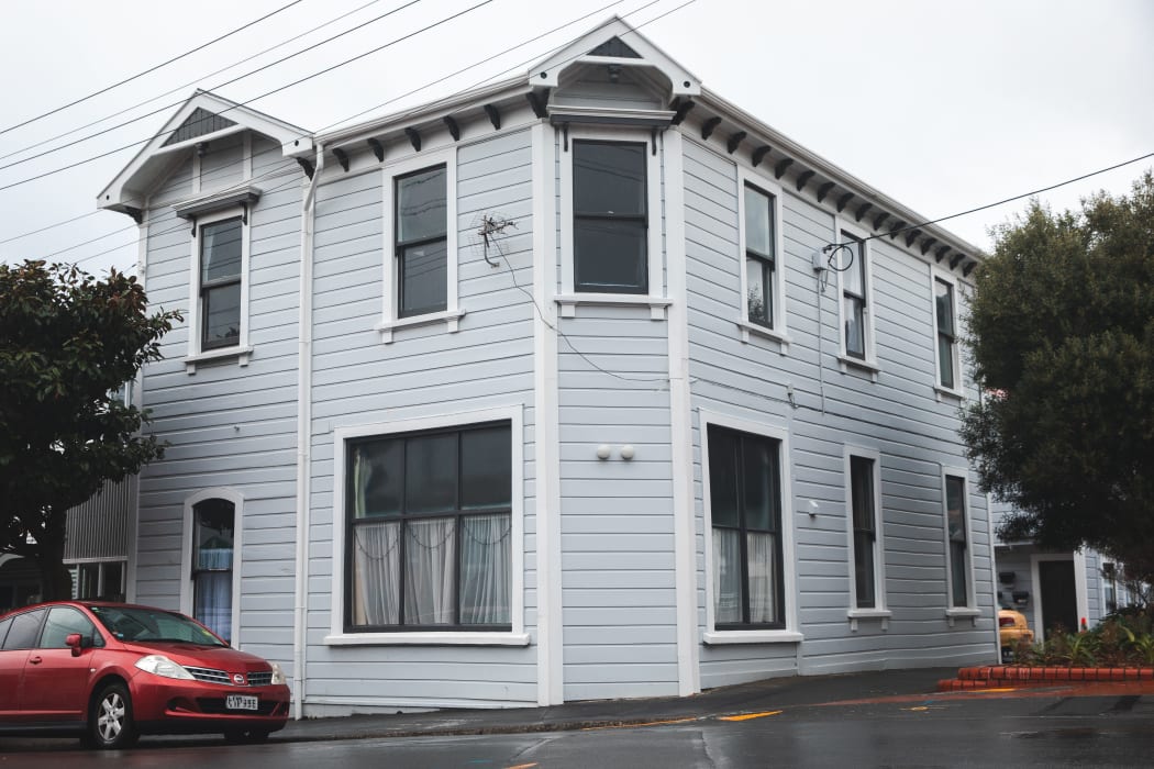 Two-storied late Victorian, wooden building in Mt Victoria, Wellington.