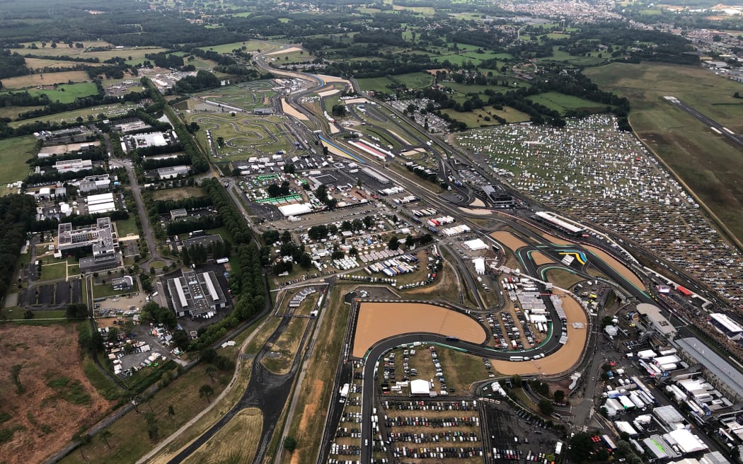 Air view of the 24 Hours of Le Mans circuit