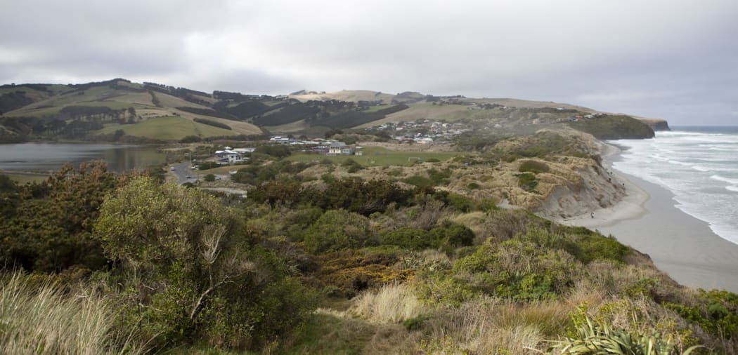 Tomahawk Lagoon on left and Tomahawk Beach on right of photo