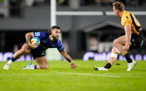 Corey Evans during the Blues v Force.