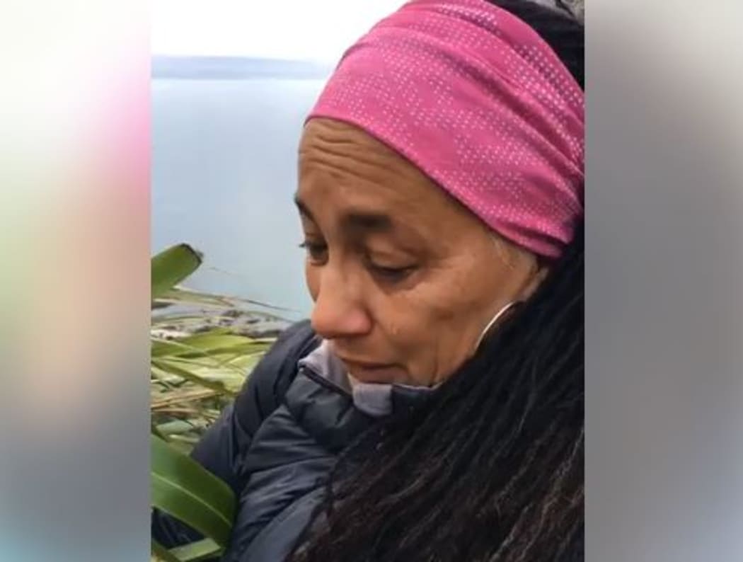 In an extraordinary live video, a distraught Anihera Black said her late husband had been abused as a child and had gone on to be a predator himself.