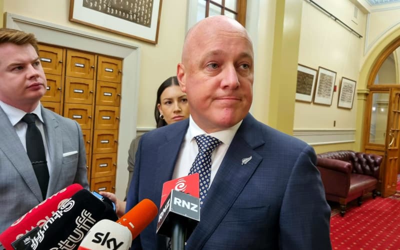 Prime Minister Christopher Luxon at Parliament on 30 January 2024.