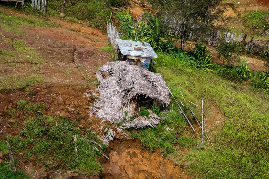 A common scene post-quake at Yalanda village.
