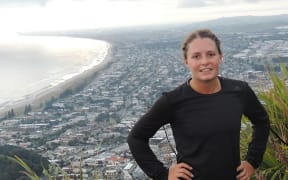 Mount Maunganui woman Andrea Gifford climbed Mauao 38 times in just under 22 hours on Saturday.