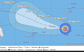 Tracking Map for Typhoon Maysak in the FSM