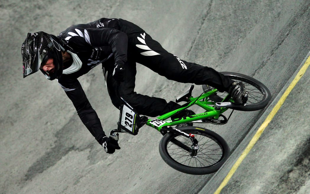 New Zealand’s leading men’s BMX rider Trent Jones