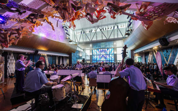 The Royal New Zealand Air Force Band at Te Papa