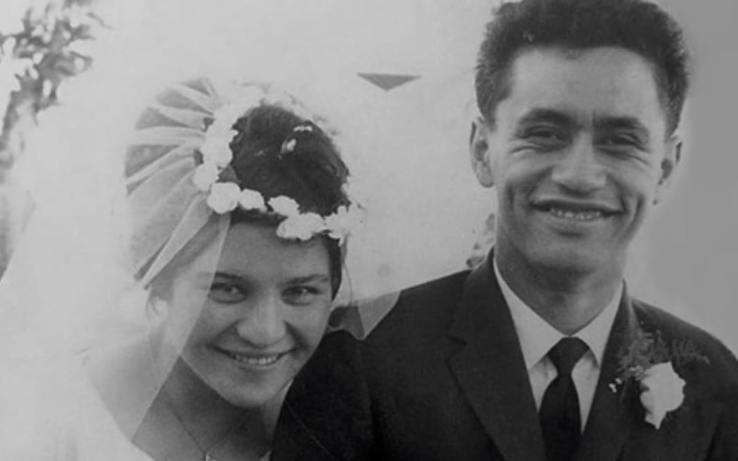 Tariana and George Turia's Wedding Day. 1961.