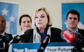 Judith Collins in Wellington