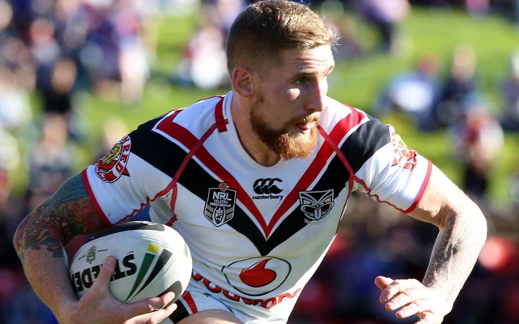 Warriors fullback Sam Tompkins