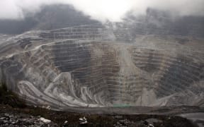 The Freeport-McMoran mine in West Papua